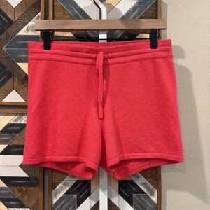 Naadam Cashmere Shorts 3” Dark Pink Small EUC